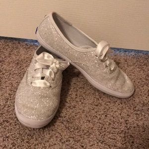 Kate Spade Champion Glitter Keds, size 8.5